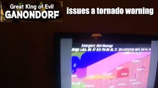 Great King of Evil Ganondorf issues a Tornado Warning