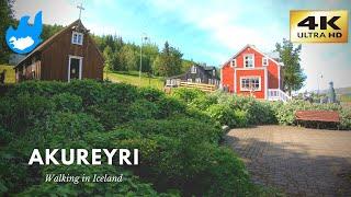 Akureyri - Walking in Iceland [4K]