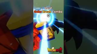 Goku Hard Break Combo #shorts #roblox #goku #dragonball #dbr #dbrrework