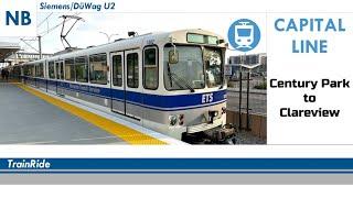 TrainRide: ETS - Capital Line (Century Park to Clareview) | Siemens/Düwag U2