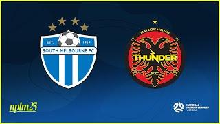 2025 NPLMVIC Round 19: South Melbourne FC v Dandenong Thunder FC