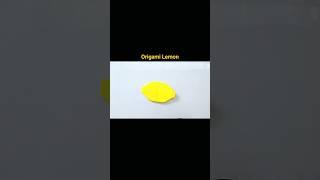 origami lemon #bellacreative #easyorigami #howtomake #howto #origamicraft #origamitutorial #origami