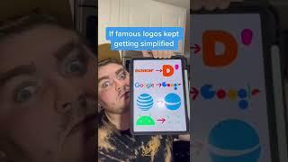 What if these logos kept getting simplified? #shorts | tylietok