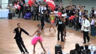 Bulgarian Latin Championship, Sofia 2012. Georgi Naidenov - Olga Sedova, cha-cha final