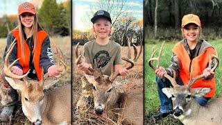 1.5 Hours of Kids Hunting Big Bucks