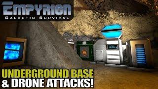 UNDERGROUND BASE & DRONE ATTACKS! | Empyrion Galactic Survival | Let's Play Gameplay | S15E03