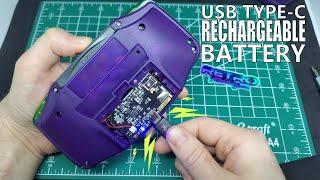 USB Type-C GAME BOY ADVANCE Battery Mod!