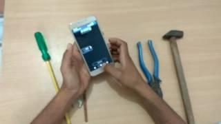 Screen Scratch Test Micromax evok note champagne