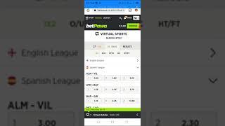 Direct win Betpawa Virtual Football trick