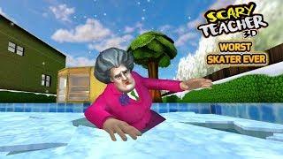 Scary Teacher 3D Worst Skater Ever