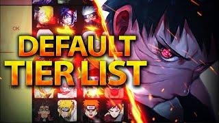 BRAND *NEW* DEFAULT TIER LIST!! Best Units with 0 dupes in Naruto Blazing (December 2020)