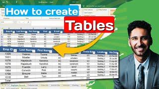 How to Create a Table in Excel | Excel Intermediate - 5