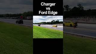 Dodge Charger Vs Ford Edge #dragrace #charger #fordedge