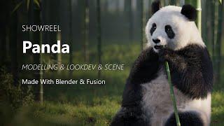 Who would've thought this adorable giant panda was created using CG! #blender #3dmodels