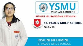 World Class Medical Education | YSMU Student Feedback | Rishini Nethmini - St. Paul's Girl's School