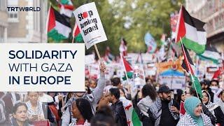 Protesters in the UK demand the govt stop arming Israel