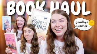 End of Summer Book Haul // Popular booktok + romance + thrifted books