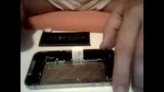 iphone 4 battery removed