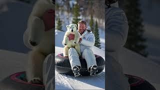 Rescuers know how to have fun too, especially with their favourite bear cub, Milky