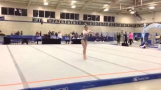 Megan Monfredi - class of 2017 - Xquisite Gymnastics - 1st place floor