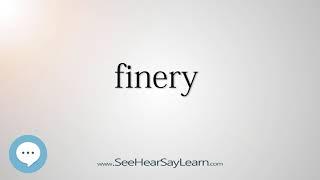 finery    5,000 SAT Test Words and Definitions Series 