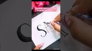 Glass pen calligraphy ️ #shorts #short #art #new #yt #aesthetic #trending #shortvideo #subscribe