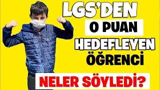 LGS'de 0 PUAN Hedefleyen Öğrenci Neler Söyledi ?