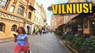 ⭐ Walking to the Amazing Old Town in VILNIUS, LITHUANIA