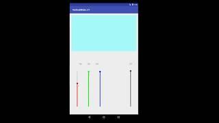 Demo: android vertical seekbar / slidebar