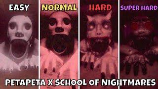 PETAPETA Chapter 1 & Chapter 2 School of Nightmares All Modes Full Walkthrough