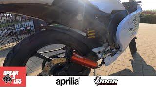 The Steering wheel BROKE | Voca Racing Aprilia RS vs Aprilia SR