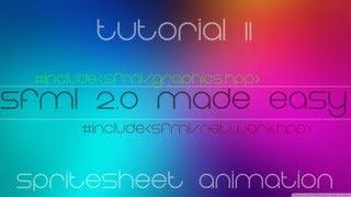 C++ Sfml 2.0 Made Easy Tutorial 11 - SpriteSheet Animation