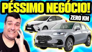 CARROS que JAMAIS DEVERIAM SER COMPRADOS ZERO KM! DESVALORIZAÇÃO ALTA e CUSTO BENEFÍCIO RUIM!