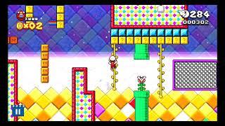 Super Mario Unimaker Build's : Making "Parkour Run" Level. (Pt.1)