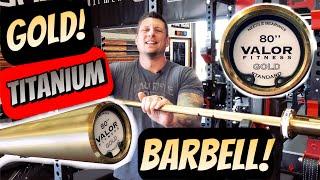 Valor Fitness Gold Titanium Barbell Review | Garage Gym Reviews and Home Gym Hacks!