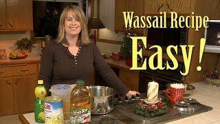 How to Make Fireside Wassail. An Easy Non-Alcholic Christmas Punch Recipe