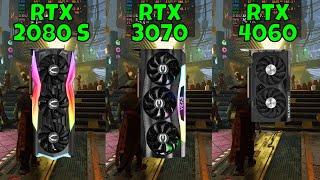 RTX 2080 Super vs RTX 3070 vs RTX 4060 (Benchmark in 9 Games at 1080p) 2024