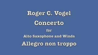 Roger C. Vogel: Concerto for Alto Saxophone and Winds