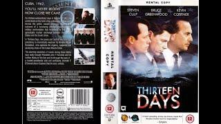 Original VHS Opening: Thirteen Days (2001 UK Rental Tape)