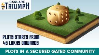 Gsquare Triumph : Plot For Sale in Madambakkam, Chennai | 98840 36199