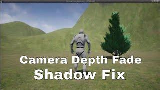 Camera Depth Fade shadow fix for Foliage fade material