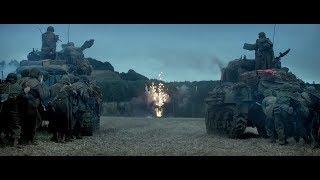 Шерман М4А2Е8 VS Противотанковая батарея \  ( Ярость Fury )