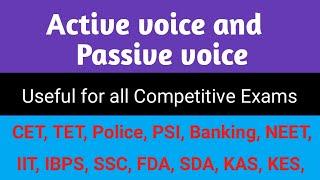 Active voice and Passive voice | part 4 | Double Object | English Grammar