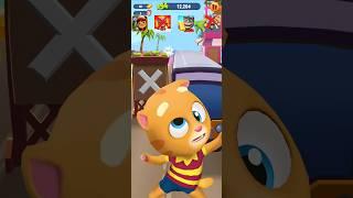 Talking Tom Gold run gameplay Part-10 did you like it  #shortfeed #talkingtomgoldrun #gaming