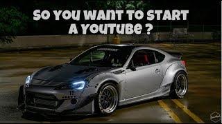 How To Start An Automotive Youtube Channel With No MONEY!