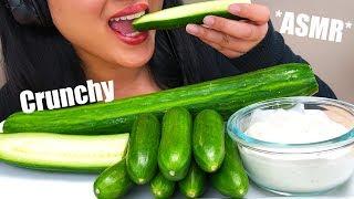 ** ASMR CUCUMBER ** Crunchy Eating Sounds | Baby Cucumbers | No Talking | ASMR Phan