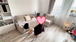 Hijab Room Cleaning! تنظيف غرفة المحجبات! Nettoyage de la chambre Hijab! #hijab #cleaning #transpare