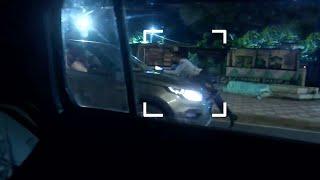 Watch: Man seen driving a car with another person hanging on the bonnet for around 2-3 km in Delhi