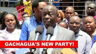 Finally Former DP Gachagua unveils new Party that will deal with Ruto in 2027