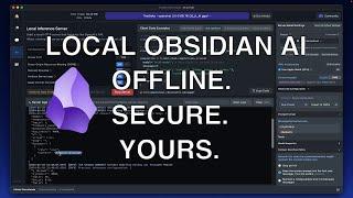 Local Obsidian AI - Text Generator Offline and Private